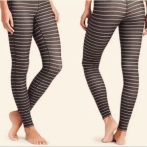 NWT Athleta Striped Full Length Chaturanga Tights size XS